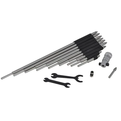Starrett 124MBZ Inside Micrometer 50-300mm (10 Rod Set)