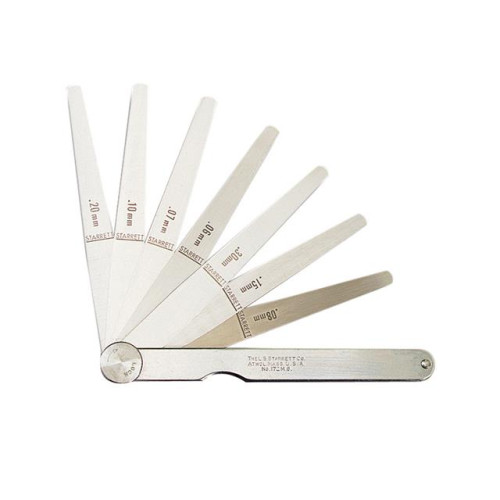 Starrett 173MA Feeler Gauge 13 Piece Set 0.03-0.5mm