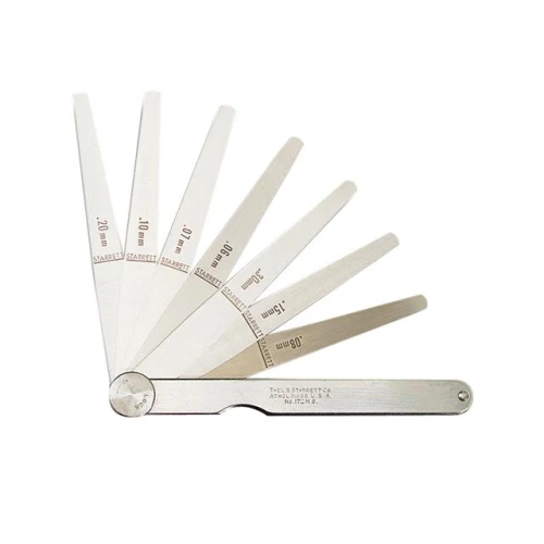 Starrett 173MA Feeler Gauge 13 Piece Set 0.03-0.5mm