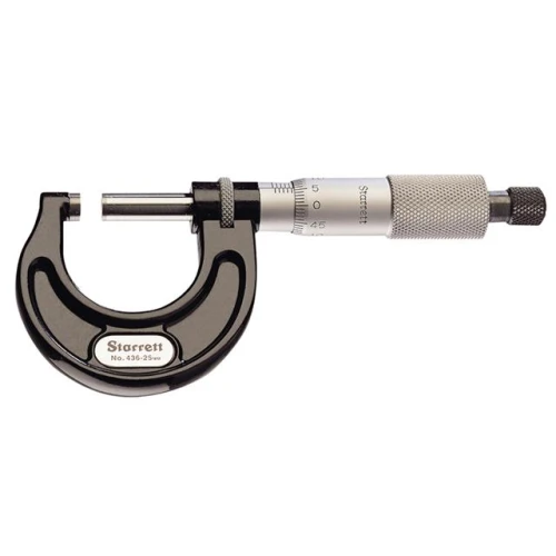 Starrett 436.1MXRL-75 Outside Micrometer 50-75mm Graduation 0.01mm
