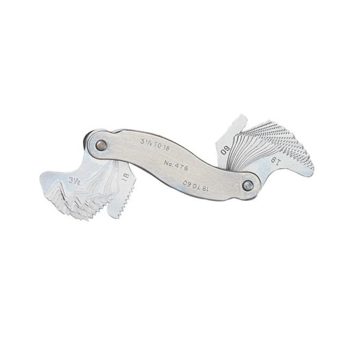 Starrett 476 Screw Pitch Gauge tpi 3.1/2 - 60