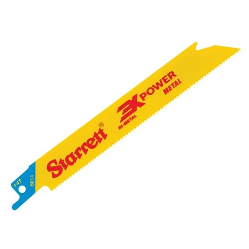 Starrett B614-5 Bi-Metal Reciprocating Blade, Metal Straight 152mm 14 TPI (Pack 5)