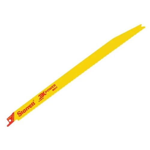 Starrett BT121014-5 Bi-Metal Reciprocating Blade, Tapered 300mm 10-14 TPI (Pack 5)