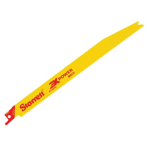 Starrett BT910-5 Bi-Metal Reciprocating Blade, Tapered 228mm 10 TPI (Pack 5)