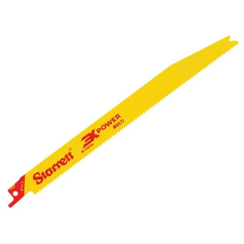 Starrett BT910-5 Bi-Metal Reciprocating Blade, Tapered 228mm 10 TPI (Pack 5)
