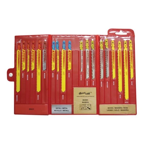 Starrett BU4 Jigsaw Blade Assortment Pack, 19 Piece