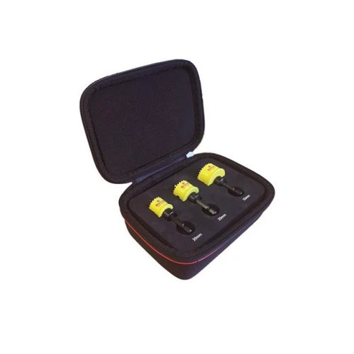 Starrett Cordless Smooth Cut Bi-Metal Holesaw Kit, 3 Piece