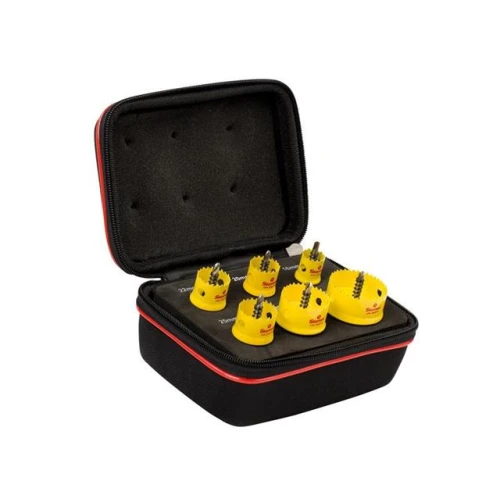 Starrett Cordless Smooth Cut Bi-Metal Holesaw Kit, 6 Piece