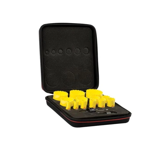Starrett KDC13021 Deep Cut Bi Metal Universal Holesaw Kit 15 Piece