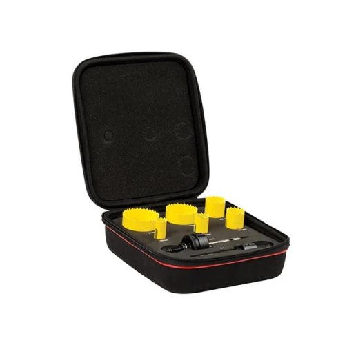 Starrett KFC06022 Bi-Metal Fast Cut Electricians Holesaw Kit