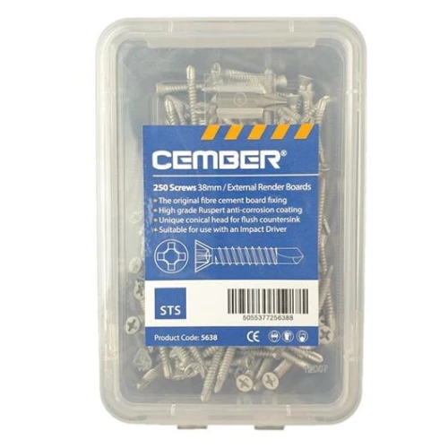 STS Cement Board Screw External 38mm (Box of 250)