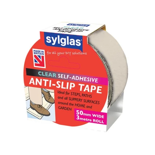 Sylglas Anti-Slip Tape 50mm x 3m Clear