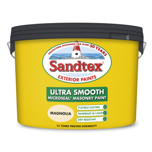 Sandtex Retail Smooth Masonry Magnolia 10Lt