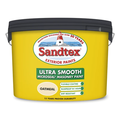 Sandtex Retail Ultra Smooth Masonry Oatmeal 10L