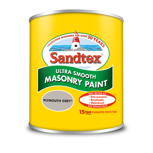 Sandtex Retail Smooth Masonry Plymouth Grey 150Ml