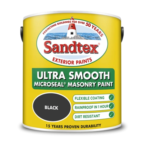 Sandtex Retail Smooth Masonry Black 2.5Lts