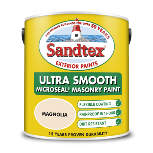 Sandtex Retail Smooth Masonry Magnolia 2.5Lts