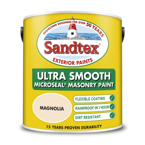 Sandtex Retail Smooth Masonry Magnolia 2.5Lts