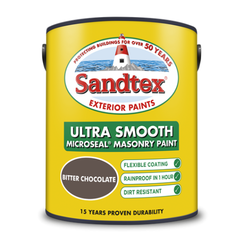 Sandtex Retail Smooth Masonry Bitter Chocolate 5Lts