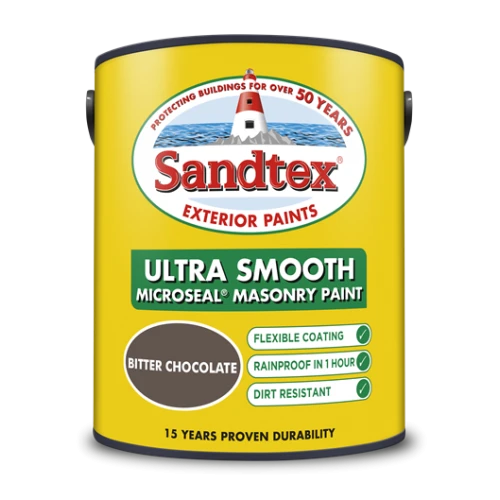 Sandtex Retail Smooth Masonry Bitter Chocolate 5Lts