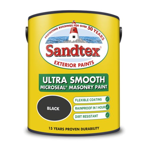 Sandtex Retail Smooth Masonry Black 5Lts