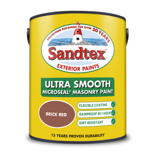 Sandtex Retail Smooth Masonry Brick Red 5Lts