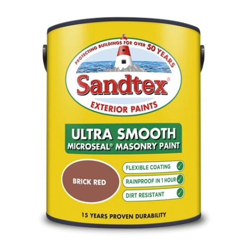 Sandtex Retail Smooth Masonry Brick Red 5Lts