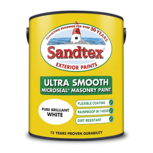 Sandtex Retail Smooth Masonry Brilliant White 5Lts