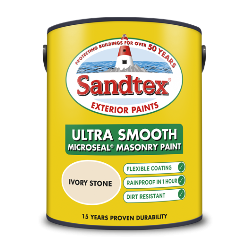 Sandtex Retail Smooth Masonry Ivory Stone 5Lts