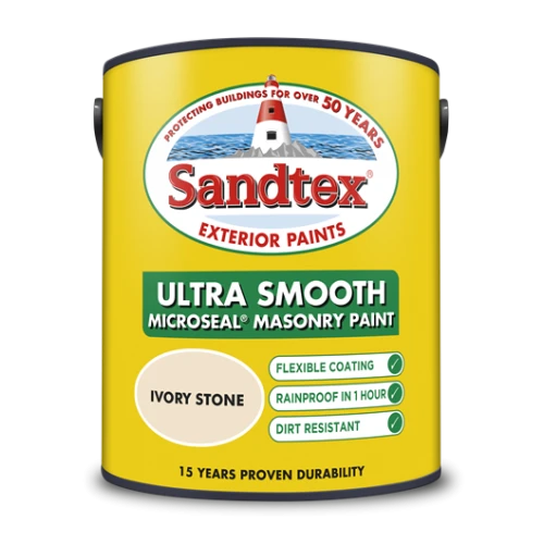 Sandtex Retail Smooth Masonry Ivory Stone 5Lts