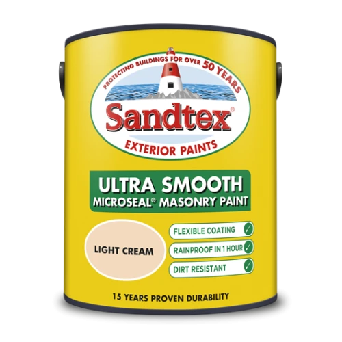Sandtex Retail Smooth Masonry Light Cream 5Lts