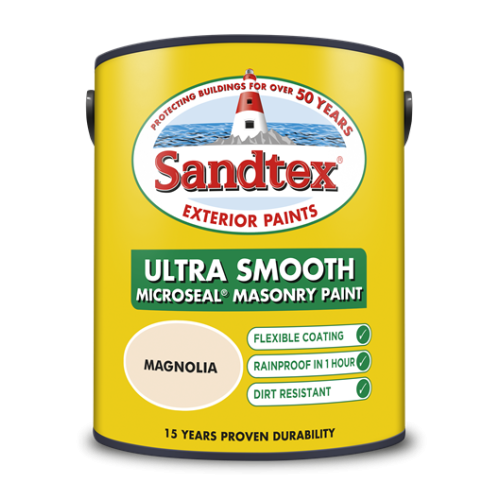 Sandtex Retail Smooth Masonry Magnolia 5Lts
