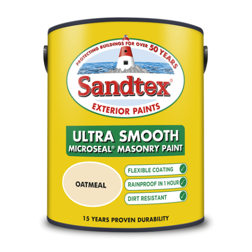 Sandtex Retail Smooth Masonry Oatmeal 5Lts