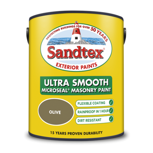 Sandtex Retail Smooth Masonry Olive 5Lts