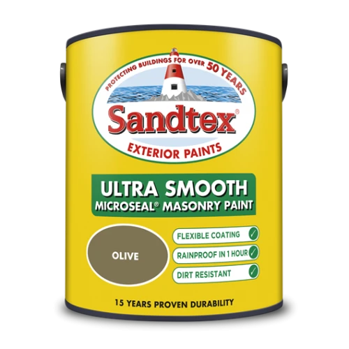 Sandtex Retail Smooth Masonry Olive 5Lts