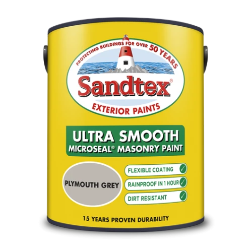 Sandtex Retail Smooth Masonry Plymouth Grey 5Lts