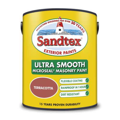 Sandtex Retail Smooth Masonry Terracotta 5Lts