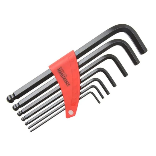 Teng Tools Ball Point Hexagon Key Set of 7 Metric (2.5-10mm)