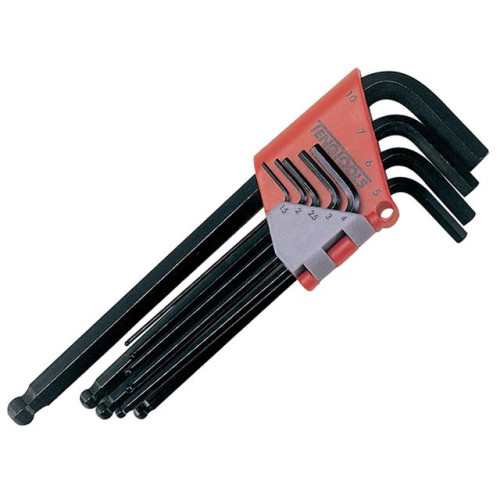 Teng Tools Ball Point Hexagon Key Set of 9 Metric (1.5-10mm)