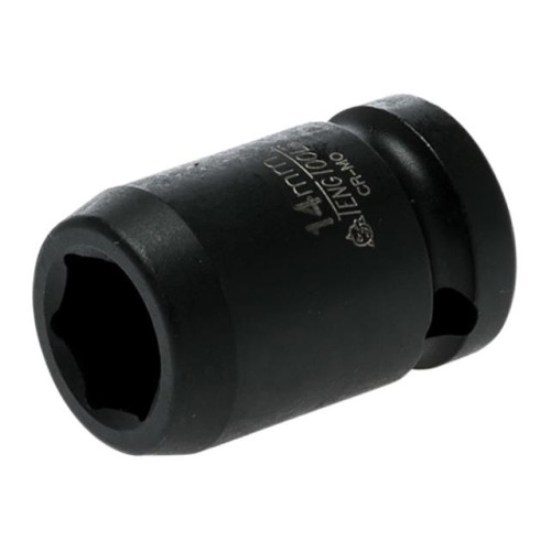 Teng Tools Impact Socket Hexagon 6 Point 1/2in Drive 14mm