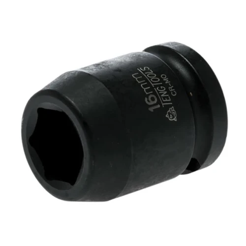 Teng Tools Impact Socket Hexagon 6 Point 1/2in Drive 16mm