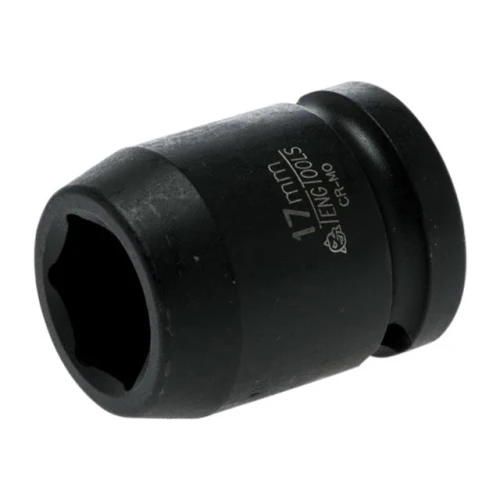 Teng Tools Impact Socket Hexagon 6 Point 1/2in Drive 17mm
