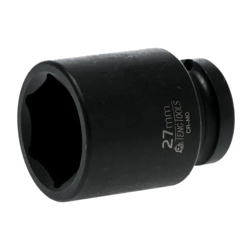 Teng Tools Impact Socket Hexagon 6 Point 1/2in Drive 27mm