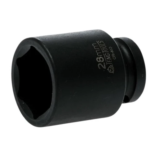 Teng Tools Impact Socket Hexagon 6 Point 1/2in Drive 28mm