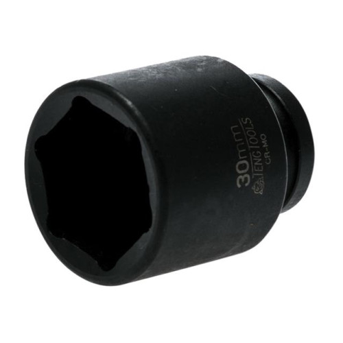 Teng Tools Impact Socket Hexagon 6 Point 1/2in Drive 30mm