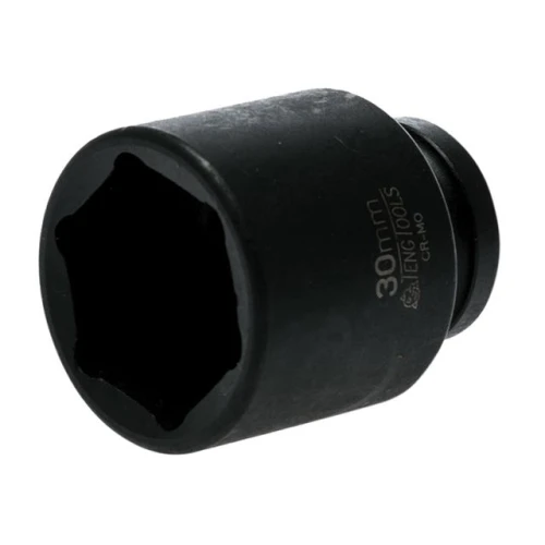 Teng Tools Impact Socket Hexagon 6 Point 1/2in Drive 30mm