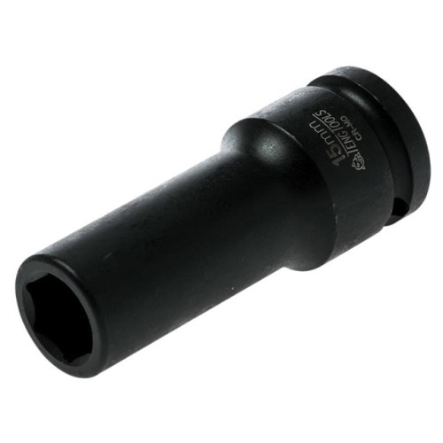 Teng Tools Deep Impact Socket Hexagon 6 Point 1/2in Drive 15mm