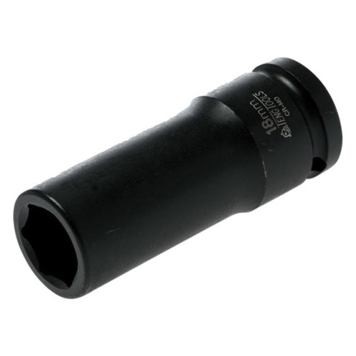 Teng Tools Deep Impact Socket Hexagon 6 Point 1/2in Drive 18mm