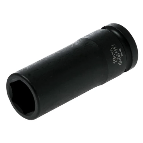 Teng Tools Deep Impact Socket Hexagon 6 Point 1/2in Drive 19mm