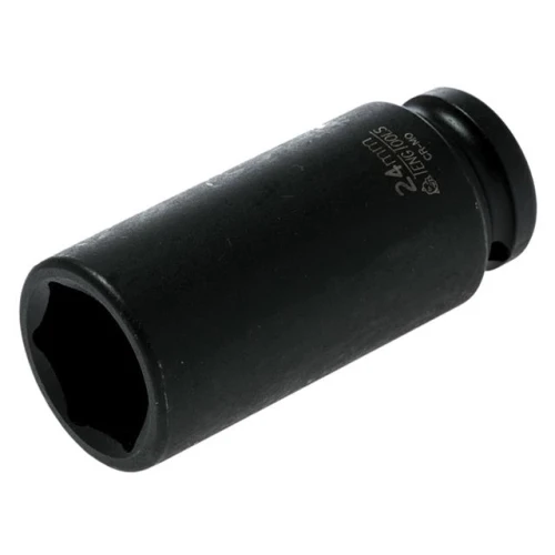 Teng Tools Deep Impact Socket Hexagon 6 Point 1/2in Drive 24mm